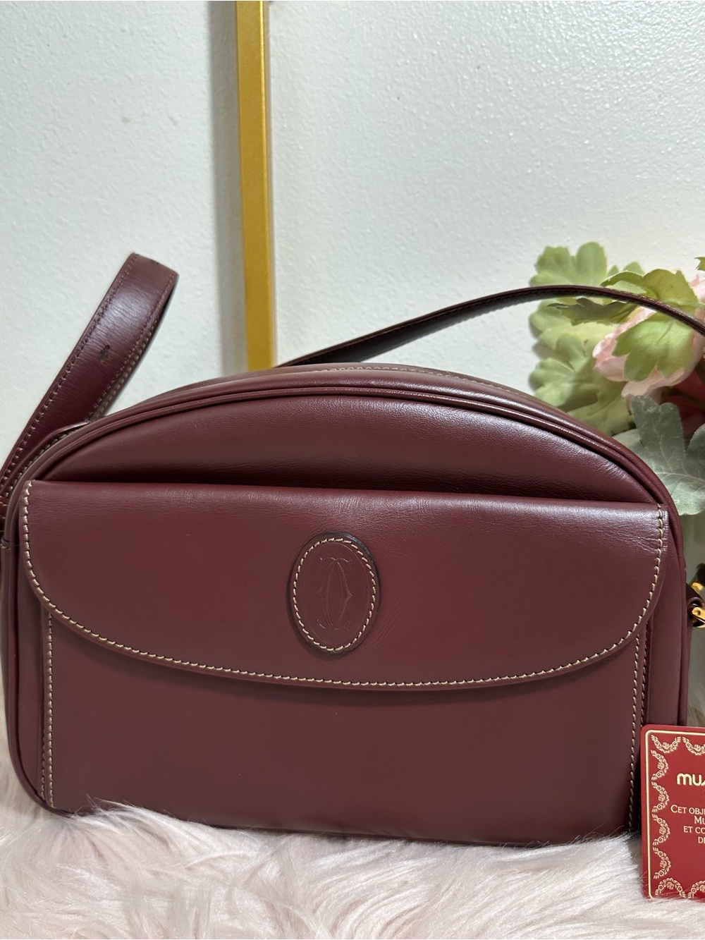 Authentic Must De Cartier crossbody bag